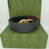 Fashion Classic Men Designers Belts Womens Mens Casual Letter Slät spännbältesbredd 2 0cm 3 3cm 3 8cm Original Green Box3136