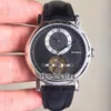 New Grandes Compliciations 307BA 12 9V6 Cassa in acciaio quadrante nero Tourbillon Automatic Mens Watch 5 Styles Orologi sportivi Alta qualità215t