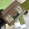 WOMNES Designer de luxo Flor Square Card Holder Bolfskin Genuine Multi Pochette Trends Burnds With Box 10x7cm 523159