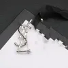 20 Stijl Merk Designer Brief Broches Vrouwen Luxe Rhinestone Crystal Broche Pak Pin 18K Vergulde Mode-sieraden Accessoires