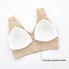 Camisoles & Tanks Fitness Bra Vest Solid Color Seamless Sports Wire Free Women Training Top With Chest Pad For Gym