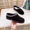 Pantuflas Tazz para mujer Fur Slides Classic Ultra Mini Platform Boot Tasman Slip-on Les Petites Suede Wool Blend Comfort Winter uggs Diseñador uggity Botines wgg