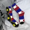 Heren Socks Fashion Men's Dream SMP Lmanburg Flag Dress unisex Breathbale Warm 3D -bedrukte bemanning