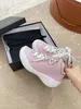 Designer Luxury ankle boots flat tweed lady coco booties long lace up woman new Motorcycle boots platform Embroidery shoes high cut sneaker trainers size 35-41