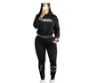 Luxury dames sporttrackpakken ontwerper tweedelige sets dames ronde nek pullover outifites vrouwelijke broek suit 2 stuks actiefwear merk casual club feest outfits