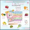 العلامة التجارية الصابون المصنوعة يدويًا Omo White Plus Mix Color Five Bleached Skin 100 Guta Rainbow Soap1 Drop Dropern