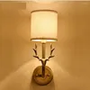 Wall Lamps Bedside Sconce Bronze Cafe Lighting Aisle Light Corridor Lamp Copper Material Lights Living Room Bedroom