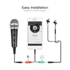 Microfoni Kit microfono video Spina da 3,5 mm Home Stereo MIC Treppiede da tavolo per PC Gaming YouTube Skype Chat Registrazione podcast