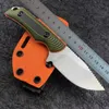 1st R1235 Survival Straight Knife S30V Satin Blade Full Tang G10 Handle Outdoor Camping Hunting Fiske Fixed Blade Knives With Kydex