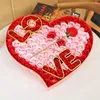 Presentes do dia dos namorados sabão flor Decorativa amor rosa flor Dias de aniversário de casamento