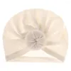 Hattar Donut Baby Hat Toddler Infant Elastic Beanie Turban Born Boys Girls Bonnet Spring Autumn Babies Accessories 0-24 M