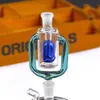 Cam borular kül yakalayıcı 10mm mini nargile cam bong su yakalayıcıları kalın pyrex berrak fıskık ashcatcher