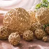 Fleurs d￩coratives 1 morceau 15/10/20/25 cm en osier Hollow Rattan Ball DIY ANNIVERSAIRE ARGENATION DE MEAUDAIS