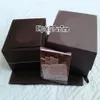 Hight Quality Tagbox Grey Leather Watch Box Whole Mens Womens Watch Original Box с картой сертификатов Подарочные бумажные пакеты 02 PU237U