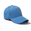 Caps de bola MyZoper MOQ10PCS 2022 Moda LOGO Custom Color Solid Baseball Cap visor Casual Tide unissex Ajustável Adulto Summer Hat Summer