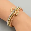 Bracciali Bangle Link Boho Star Bracciale con ciondoli multistrato Uomo Donna Rame Moda CZ Strand Cuore Fiore per gioielli coppia femminile