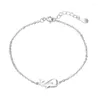 Link Bracelets Cute Sweet Scrub Whale Fresh Silver Color Temperament Female Trendy Resizable SBR0462935