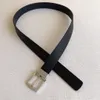 Designer Reversible Leather Belt Silver Metal Buckle Men lyxmodedesign Jean Business Formell/Casual Belt Accessories