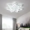 Yeni Kolye Lambalar Kapalı Led Avize Oturma Odası Yatak Odası Ev Işıkları Modern Tavan Aydınlatma Avizeleri Uygulama RC Dimmable LRS019