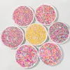 8g Pink Butterfly Star Shape Sequins Art Toys For Craft Colorful PVC Loose Sequins DIY Slime Fillers Home Phone Case Nail Decor Accessories 1187