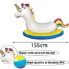 Bouée de sauvetage pour enfants, tour gonflable géant sur flotteur de piscine licorne avec valves rapides, arroseur de licorne, jouets de fête de piscine 2022 été T221214