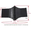 Belts 2022 Fashion Corset Wide Faux Leather Slimming Body Shaping Girdle Belt For Women Elastic Tight High Waist Daily Wear