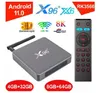 X96 X6 Android 11.0 TV Box 8GB 64GB 8G128G RK3566 Quad Core Smart Media Player 2.4G 5G VS H96 MAX 3566