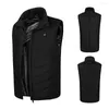 Hunting Jackets Zipper Electric USB Body Warmer Heated Vest Camping For Winter Outdoor Heating Pad Intelligent Fashion Clothing Cold-proof