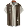 Casual shirts voor heren heren strandkleding gedrukt Hawaiiaanse knoop met korte mouwen naar beneden strand shirt voor man tops junioren