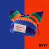 Capas de bola Whyy Fashion fofo Loverboy Ear malha dupla-camada de camada quente chapéu de lã de porco de porco bom design de hip-hop fria 531