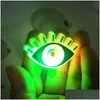 Schuhteile Zubehör MOQ 10 Stück verfügbare Stile LED-Licht funkeln Croc Jibz Charms blinkende Schnallen Dekorationen leuchtender Charme F Dhdpz
