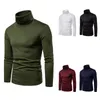 Herrtr￶jor varum￤rke m￤n turtleneck tr￶jor 2023 v￥r mode stickad tr￶ja vinter pullover homme ull casual fasta kl￤der