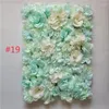 Dekorativa blommor 40x60 cm Flower Panel Wall Artificial Silk for Wedding Party Decor Baby Showerparty Bakgrund Hemdekora