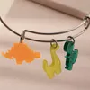 Bangle Dinosaur Pendant Bracelets&Bangle Women DIY Jewelry Baby Decorations Birthday Party Kids Gifts Jungle Supplies