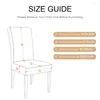 Stol t￤cker 1 st stretch cover f￶r matsal ￥terupptekande h￶g rygg elastisk spandex s￤te br￶llop bankett housse de chaise