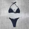 Bikini kvinnlig designer ett stycke baddräkt Sexig kvinnlig tvådelar kvinnors badkläder för Sando Bund S-XL 88