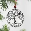 Factory Christmas Tree Ornament Hanging Metal Christmas Decorations Holiday Ornaments Pendants for Home Party Decor Snowflake