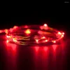 Strings 100pcs Warm White/Cold Whie/R/G/B 2M 20 Led String 3 Battery Powered Silver Color Copper Wire Mini Fairy Light Lamp
