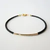Lien Bracelets 2022 Arrivée Bohème Perles Bracelet Simple Or Couleur Bend Tube À La Main Pour Les Femmes