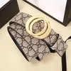 Mode Klassiskt Lyx Designer Bälten för Man Kvinnor Bälte Bredd 3,8 cm 9 Styles Hög kvalitet med Box