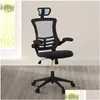 Commercial Furniture Us Stock Modern Highback Mesh Executive Office Chair With Headrest And Up Arms Black A35 Drop Delivery Home Gard Dhrzk