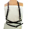 Belts Faux Leather Harness Punk Gothic Body Bondage Cage Shoulder Wrapped Waist Straps Women Men Belt Suspenders Accessories