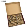 Baking Moulds Stainless Steel Gingerbread House 3d Cookie Mold Three-dimensional Creative Christmas