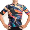 Racing Jackets 2022 Tres Pinas Men Sweatshirt Pro Team Aero Short Sleeve Cycling Jerseys Road Mesh Speed ​​Bicycle Shirt
