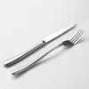 Dinnerware Sets Nordic Silver Unbreakable Portable Morden Forks Knives Spoons Faqueiro Kitchen Gadget Tableware