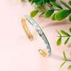 Bangle Classical Brass Open Bracelet Регулируемый капающий масля