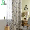 Curtain Slow Soul Modern Window Floral Curtains For Living Room Cortinas Tulle Kitchen Bedroom And Sheer Drapes Baby Green Orang