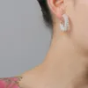 Hoop Earrings AOTEMAN 2022 Fashion Classic Women Open Personality Simple Circle Pearls For Female Jewelry