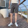 Men's Shorts Men 2022 Summer Fashion Business Casual Male Slim Fit Cool Oddychające ubranie Solidny kolor G17