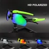 Sports Goggles Sunglasses Polarized Lenses TR90 Outdoor Cycling Sunglass Sports Men Women Running Hiking 9188 Sun Glasses With Box